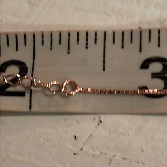 18” 14k rose gold over sterling silver necklace w/white pearl & mermaid pendant - Picture 11 of 14